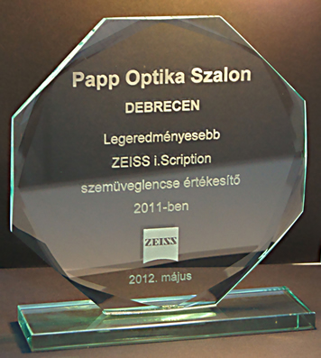 Zeiss díj